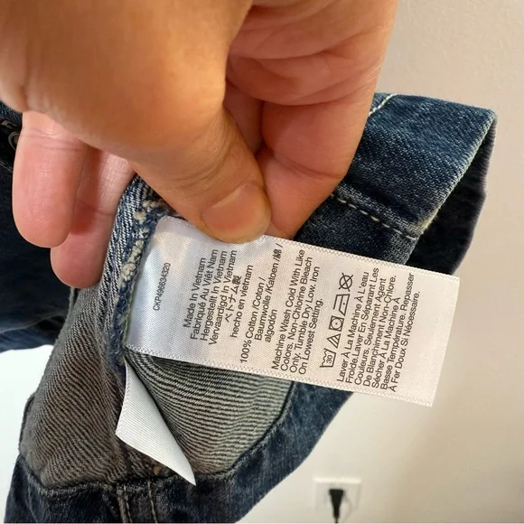 Madewell Denim Boxy Shirtdress in Demarco Wash size small - Picture 7 of 12